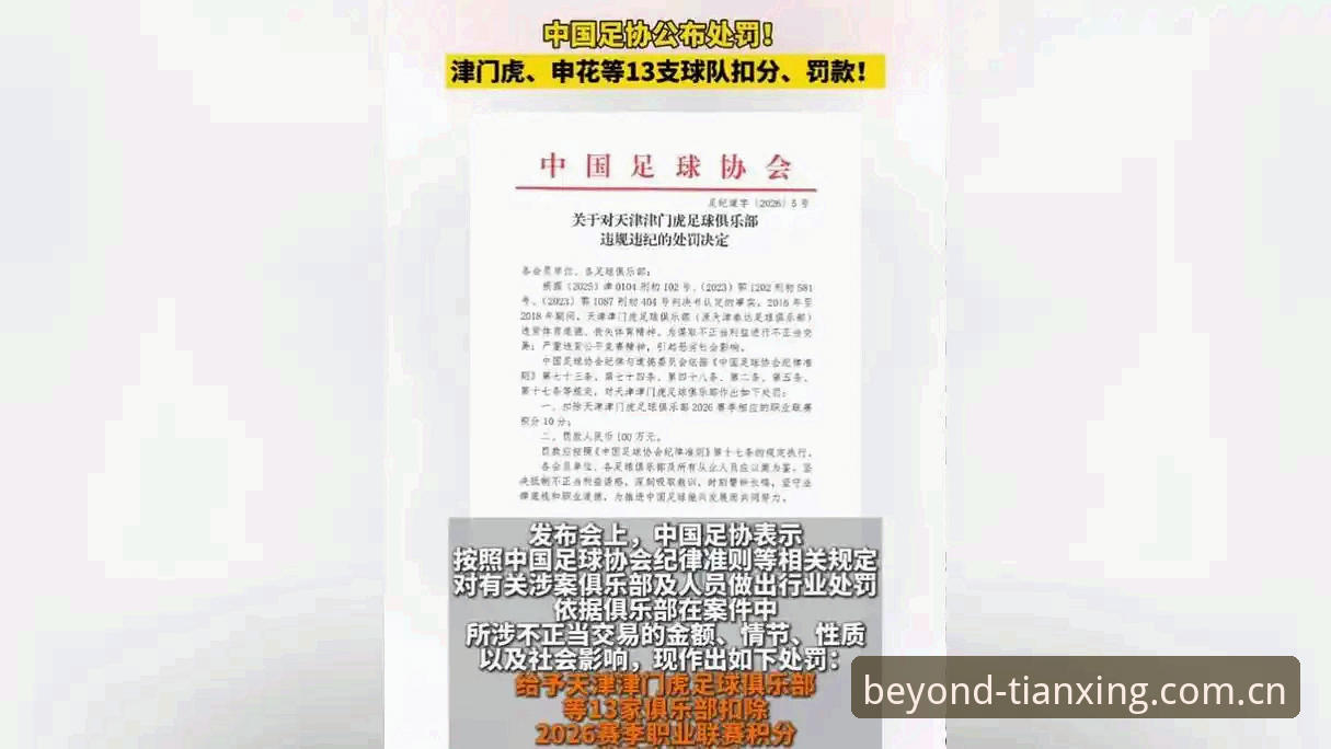 中国足球禁足名单详解：足协第三批处罚背后的体育道德反思